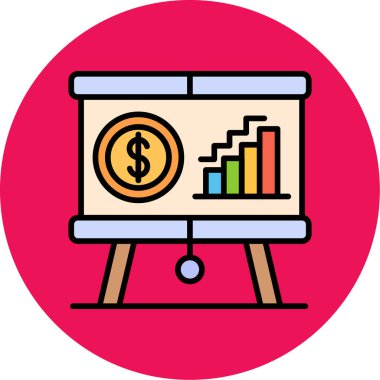 analitik simge vektör illüstrasyonu