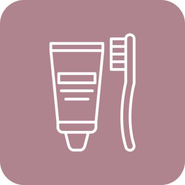 Güzellik ve moda simgelerinin vektör çizimi