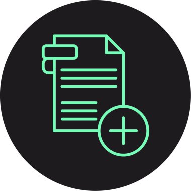 Vektör belgesi Simge illüstrasyonu