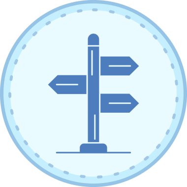 pusula simgesi, vektör illüstrasyonu