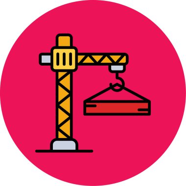 vektör yapı simgesi, vektör illüstrasyonu