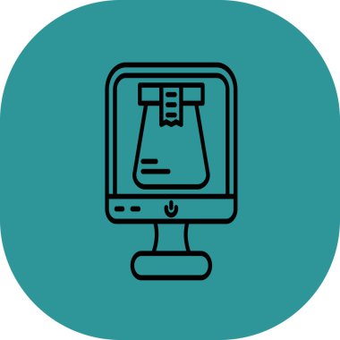 Modern b 'nin vektör illüstrasyonu eksik simgesi