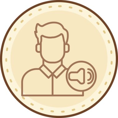 Rozet Simgesi Moda Biçiminde İzole Arkaplan