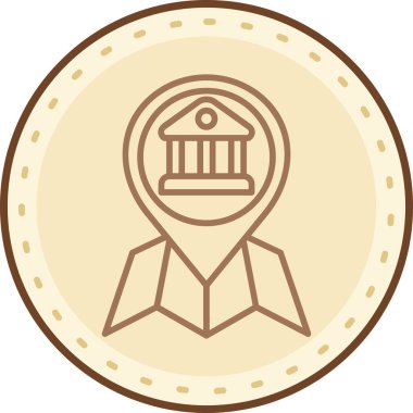 Bozuk para. Web simgesi basit illüstrasyon