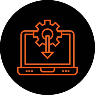 seo modern simgesinin vektör illüstrasyonu