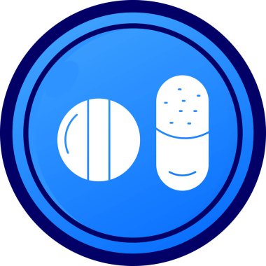 Hap. Web simgesi basit illüstrasyon