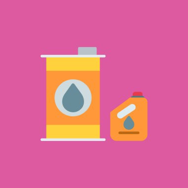 Düz simge vektör çizim