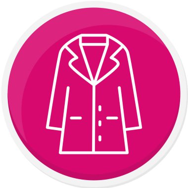 Ceket simge vektör çizim