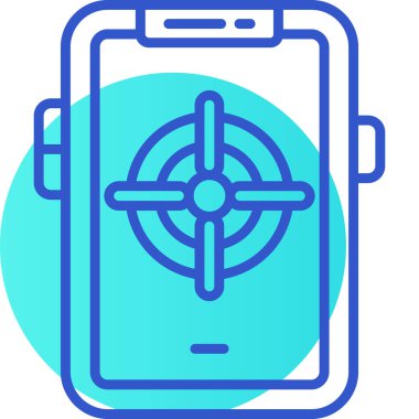 - Telefon. Web simgesi basit tasarım