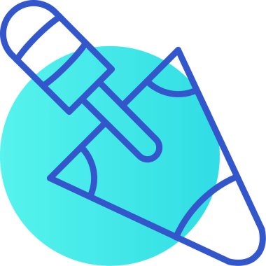 Bıçağın bir simgesinin vektör çizimi