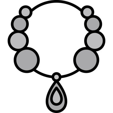 kolye mücevher simgesi ana hatlarıyla