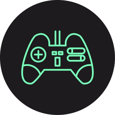 Oyun simgesinin vektör illüstrasyonu