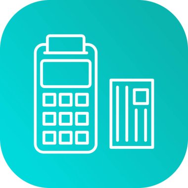 Hesaplayıcı simgesi soyut arkaplan grubunda izole edildi