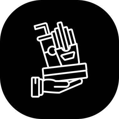 Gıda simgesinin vektör illüstrasyonu