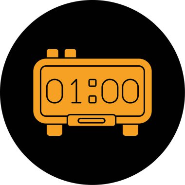 Alarm saat vektör simgesi