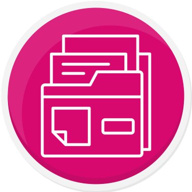 Yazıcı. Web simgesi basit illüstrasyon