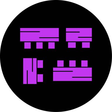 seo modern simgesinin vektör illüstrasyonu