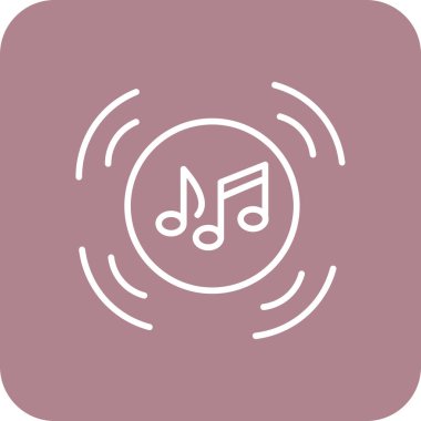 müzik çalar ikon vektör illüstrasyonu