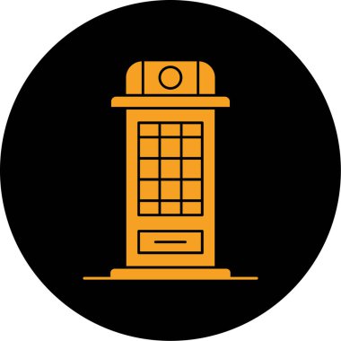 Bir fener simgesinin vektör illüstrasyonu