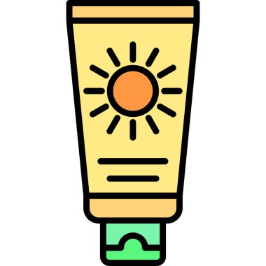 Güneşin vektör simgesi