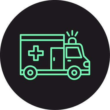 Vektör Ambulans simgesi çizimi