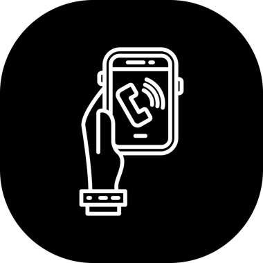 akıllı telefon simgesi vektör illüstrasyonu