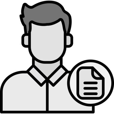 man simgesi vektör illüstrasyonu