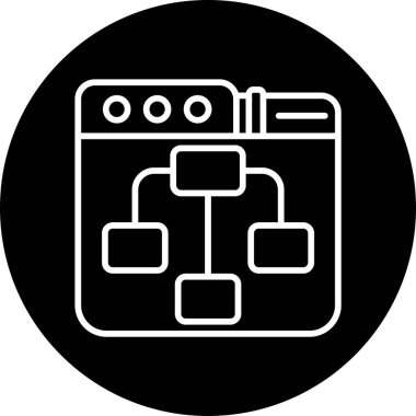 seo modern simgesinin vektör illüstrasyonu