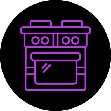 Buzdolabı. Web simgesi basit illüstrasyon