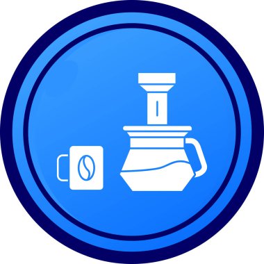 kahve fincanı web vektör illüstrasyonu