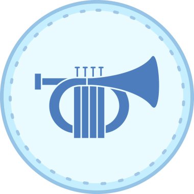 Modern b 'nin vektör illüstrasyonu simge müziğinden yoksun