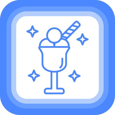 Vektör dondurma simgesi