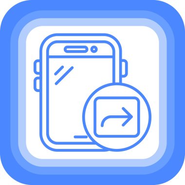 mobil uygulama. Web simgesi basit tasarım