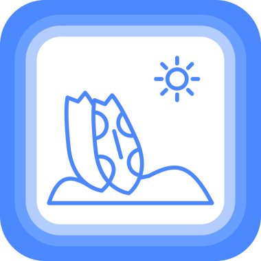 Modern evin vektör simgesi, uygulama kavramı