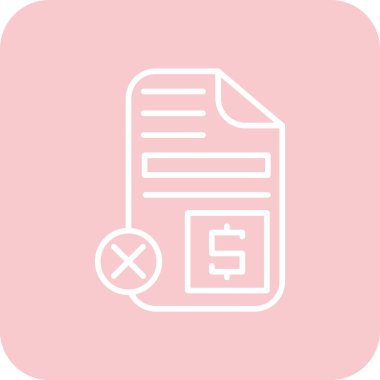 Belge. Web simgesi basit illüstrasyon