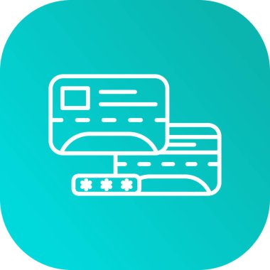 vektör kredi kartı simgesi