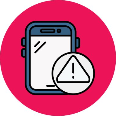 mobil saat simgesi vektör çizimi çizimi