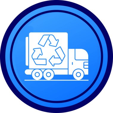 Çöp kutusu simgesini geri dönüştür, basit biçim