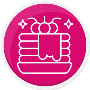 Uzun gölgeli bir kaktüsün vektör simgesi