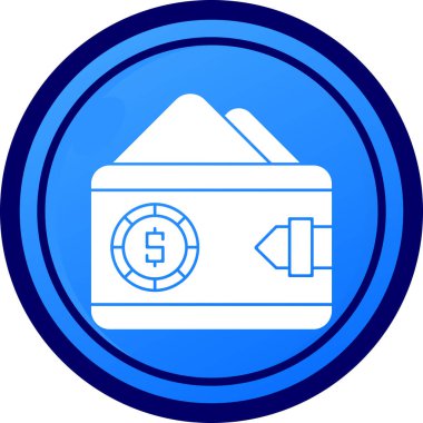 Dolar banka vektör simgesi