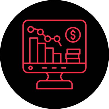 seo modern simgesinin vektör illüstrasyonu