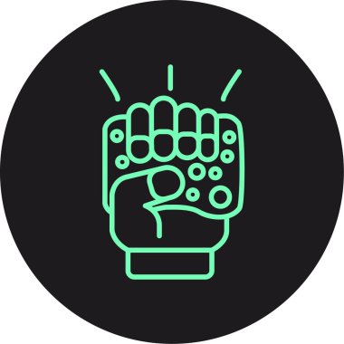 el simgesi vektör illüstrasyonu