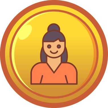 Paralı kadın avatarı