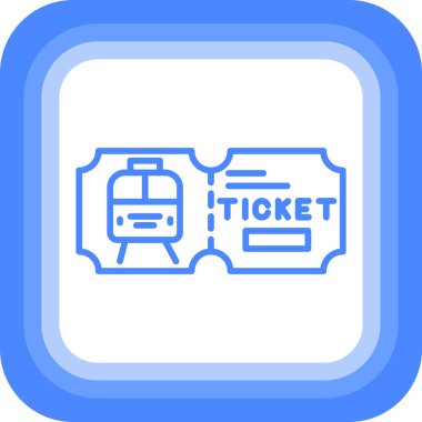 tren simgesi vektör illüstrasyonu