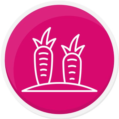 İzole edilmiş tek mısır simgesinin vektör çizimi