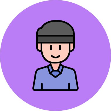 Çocuk simge vektör çizim