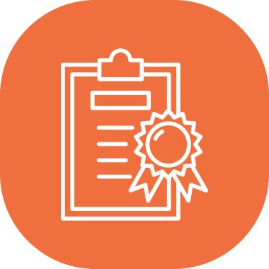 Rozet. Web simgesi basit tasarım