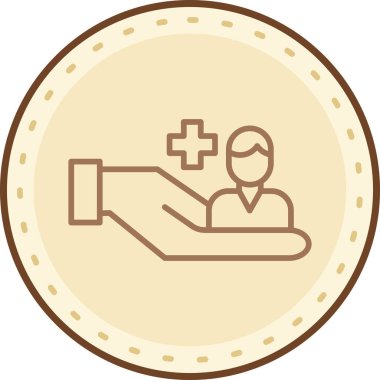 Çemberdeki bir kitap simgesinin vektör illüstrasyonu