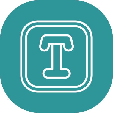 Modern b 'nin vektör illüstrasyonu eksik simgesi