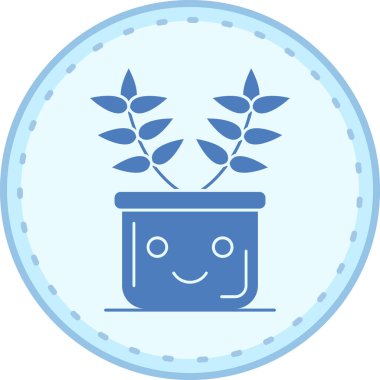 çiçek simgesi vektör illüstrasyonu